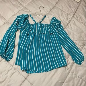 Peach Love California off the shoulder top